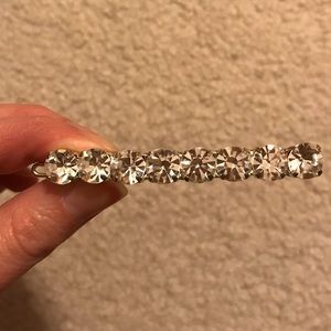 Large rhinestone barrette